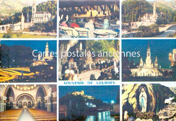 Cartes postales anciennes > CARTES POSTALES > carte postale ancienne > cartes-postales-ancienne.com Occitanie Hautes pyrenees Lourdes