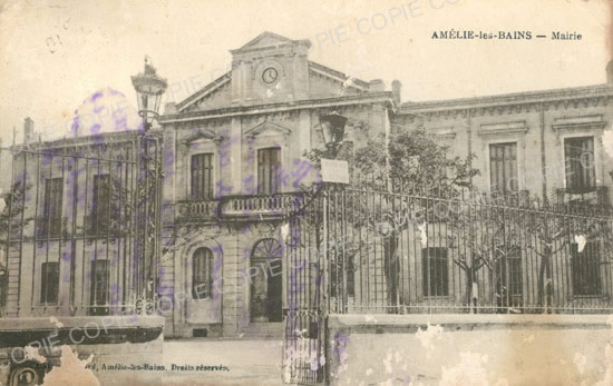 Cartes postales anciennes > CARTES POSTALES > carte postale ancienne > cartes-postales-ancienne.com Occitanie Pyrenees orientales Amelie Les Bains Palalda