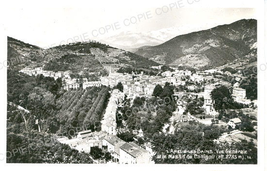 Cartes postales anciennes > CARTES POSTALES > carte postale ancienne > cartes-postales-ancienne.com Occitanie Pyrenees orientales Amelie Les Bains Palalda