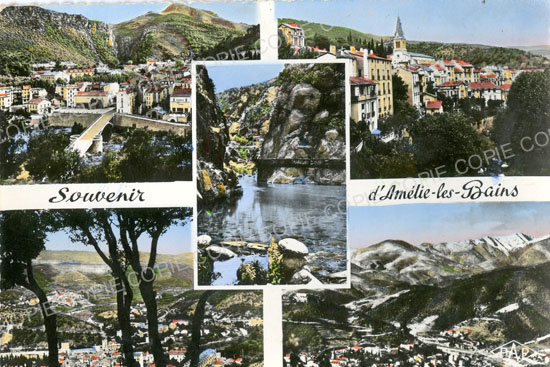 Cartes postales anciennes > CARTES POSTALES > carte postale ancienne > cartes-postales-ancienne.com Occitanie Pyrenees orientales Amelie Les Bains Palalda