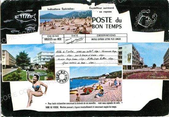 Cartes postales anciennes > CARTES POSTALES > carte postale ancienne > cartes-postales-ancienne.com Occitanie Pyrenees orientales Argeles Sur Mer