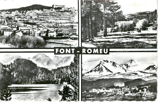 Cartes postales anciennes > CARTES POSTALES > carte postale ancienne > cartes-postales-ancienne.com Occitanie Pyrenees orientales Font Romeu Odeillo Via
