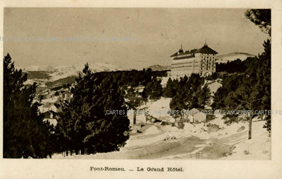 Cartes postales anciennes > CARTES POSTALES > carte postale ancienne > cartes-postales-ancienne.com Occitanie Pyrenees orientales Font Romeu Odeillo Via