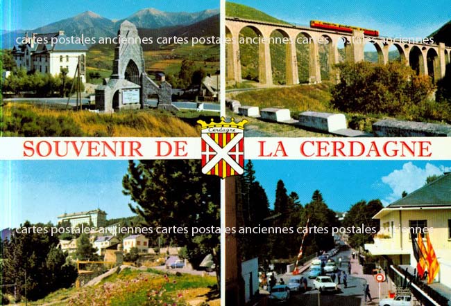 Cartes postales anciennes > CARTES POSTALES > carte postale ancienne > cartes-postales-ancienne.com Occitanie Pyrenees orientales Font Romeu Odeillo Via