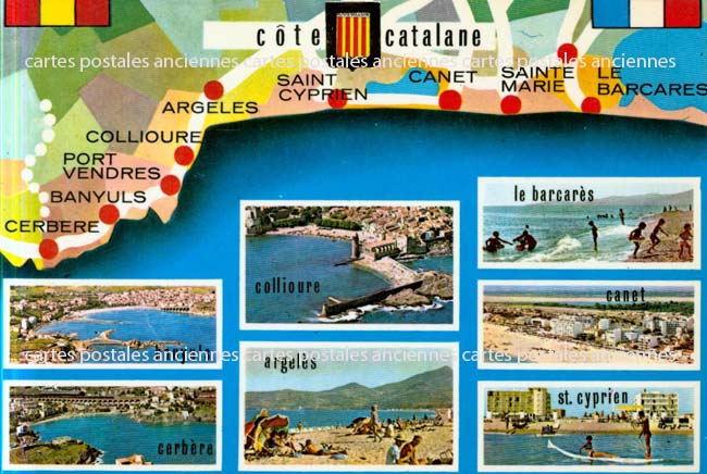 Cartes postales anciennes > CARTES POSTALES > carte postale ancienne > cartes-postales-ancienne.com Occitanie Pyrenees orientales Collioure