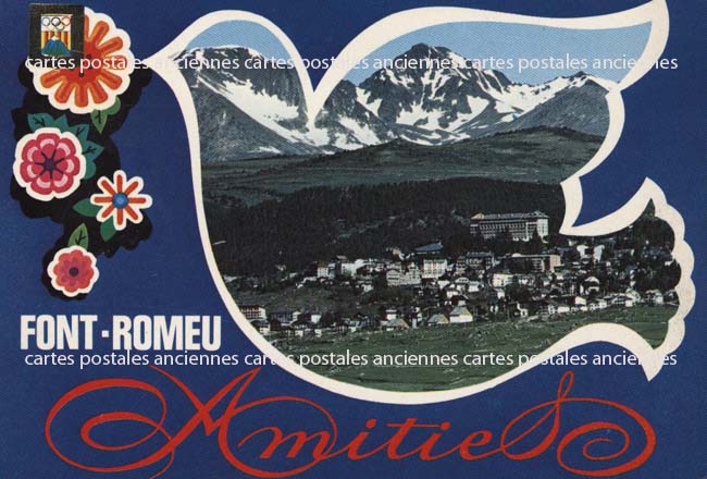 Cartes postales anciennes > CARTES POSTALES > carte postale ancienne > cartes-postales-ancienne.com Occitanie Pyrenees orientales Font Romeu Odeillo Via