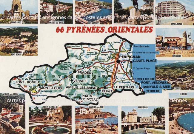 Cartes postales anciennes > CARTES POSTALES > carte postale ancienne > cartes-postales-ancienne.com Occitanie Pyrenees orientales Prades