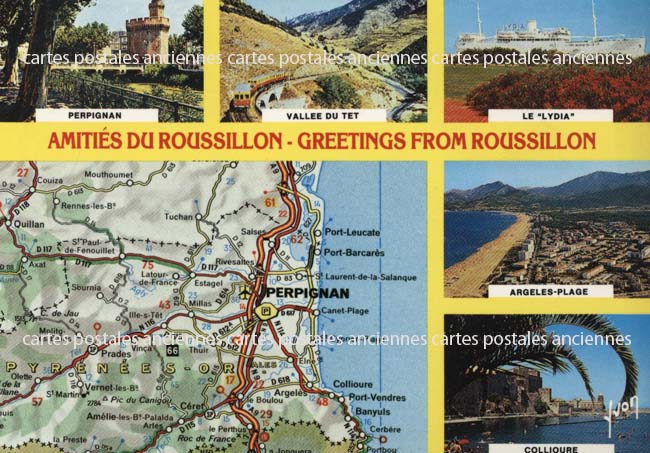 Cartes postales anciennes > CARTES POSTALES > carte postale ancienne > cartes-postales-ancienne.com Occitanie Pyrenees orientales Perpignan