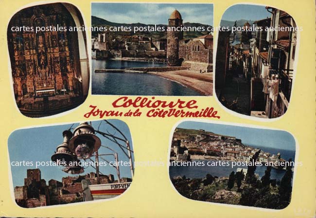 Cartes postales anciennes > CARTES POSTALES > carte postale ancienne > cartes-postales-ancienne.com Occitanie Pyrenees orientales Collioure