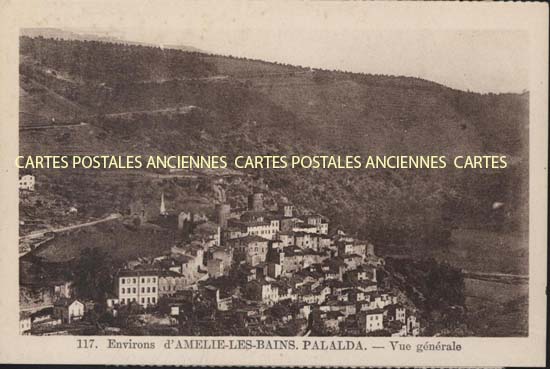 Cartes postales anciennes > CARTES POSTALES > carte postale ancienne > cartes-postales-ancienne.com Occitanie Pyrenees orientales Amelie Les Bains Palalda