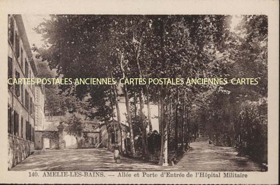 Cartes postales anciennes > CARTES POSTALES > carte postale ancienne > cartes-postales-ancienne.com Occitanie Pyrenees orientales Amelie Les Bains Palalda