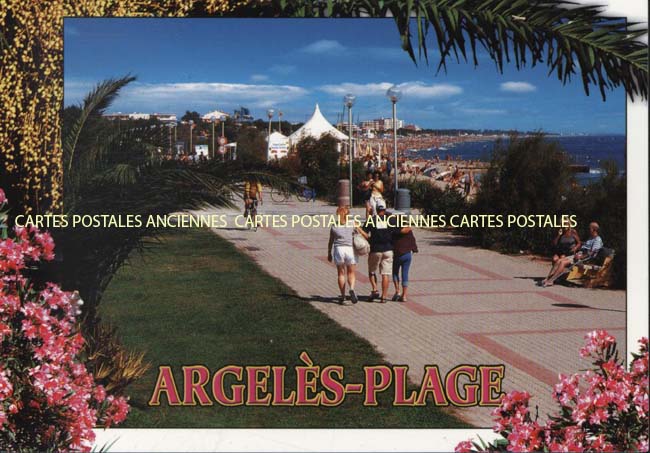 Cartes postales anciennes > CARTES POSTALES > carte postale ancienne > cartes-postales-ancienne.com Occitanie Pyrenees orientales Argeles Plage