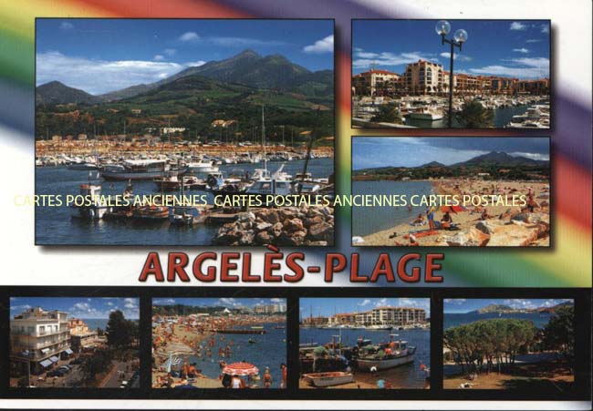 Cartes postales anciennes > CARTES POSTALES > carte postale ancienne > cartes-postales-ancienne.com Occitanie Pyrenees orientales Argeles Plage