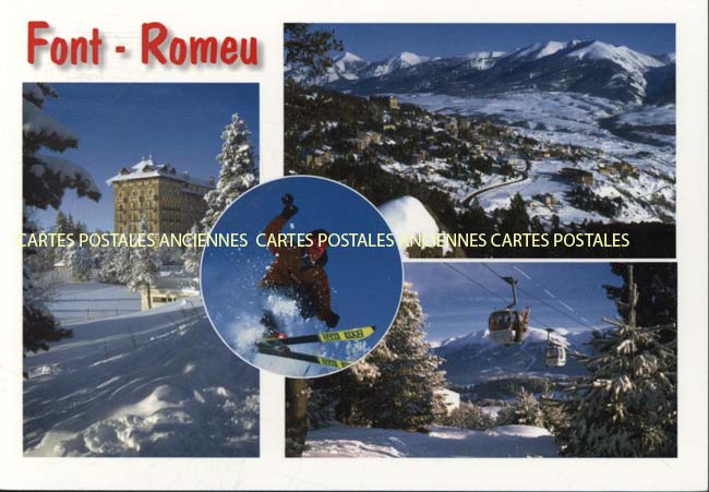 Cartes postales anciennes > CARTES POSTALES > carte postale ancienne > cartes-postales-ancienne.com Occitanie Pyrenees orientales Font Romeu Odeillo Via