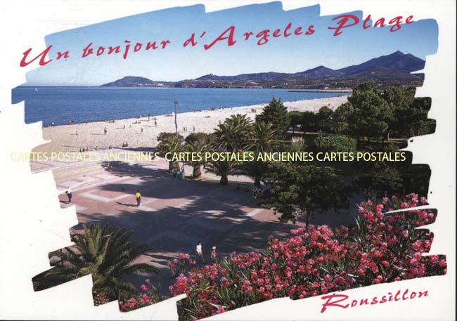 Cartes postales anciennes > CARTES POSTALES > carte postale ancienne > cartes-postales-ancienne.com Occitanie Pyrenees orientales Argeles Plage