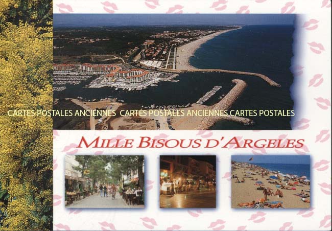 Cartes postales anciennes > CARTES POSTALES > carte postale ancienne > cartes-postales-ancienne.com Occitanie Pyrenees orientales Argeles Plage