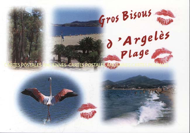 Cartes postales anciennes > CARTES POSTALES > carte postale ancienne > cartes-postales-ancienne.com Occitanie Pyrenees orientales Argeles Plage