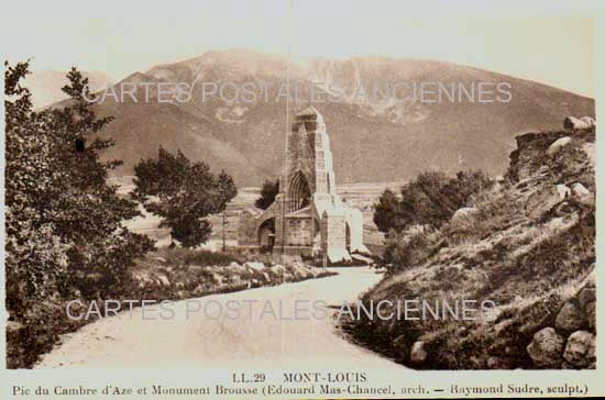 Cartes postales anciennes > CARTES POSTALES > carte postale ancienne > cartes-postales-ancienne.com Occitanie Pyrenees orientales Mont Louis