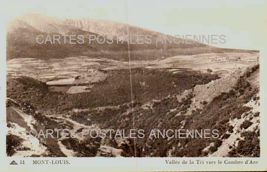 Cartes postales anciennes > CARTES POSTALES > carte postale ancienne > cartes-postales-ancienne.com Occitanie Pyrenees orientales Mont Louis