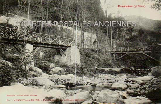 Cartes postales anciennes > CARTES POSTALES > carte postale ancienne > cartes-postales-ancienne.com Occitanie Pyrenees orientales Vernet Les Bains