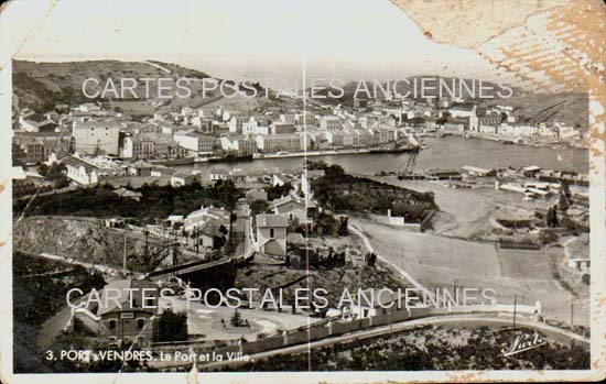 Cartes postales anciennes > CARTES POSTALES > carte postale ancienne > cartes-postales-ancienne.com Occitanie Pyrenees orientales Port Vendres