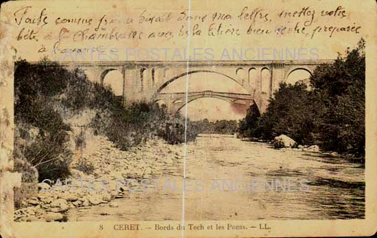 Cartes postales anciennes > CARTES POSTALES > carte postale ancienne > cartes-postales-ancienne.com Occitanie Pyrenees orientales Ceret