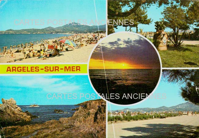 Cartes postales anciennes > CARTES POSTALES > carte postale ancienne > cartes-postales-ancienne.com Occitanie Pyrenees orientales Argeles Sur Mer