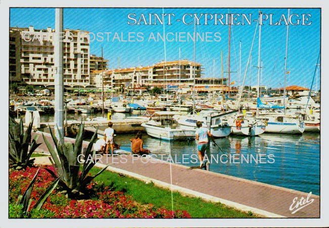 Cartes postales anciennes > CARTES POSTALES > carte postale ancienne > cartes-postales-ancienne.com Occitanie Pyrenees orientales Saint Cyprien Plage