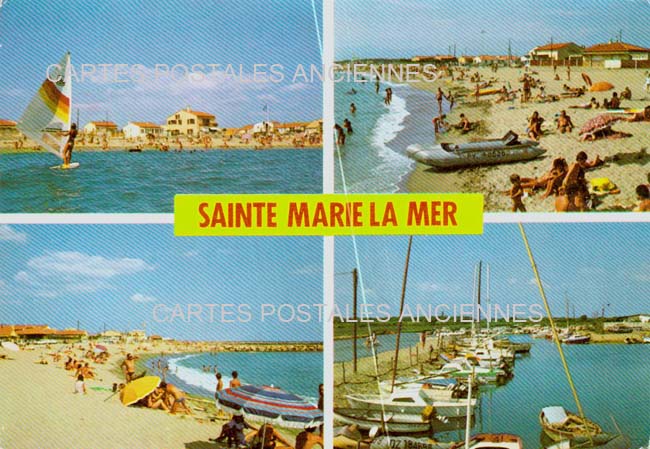 Cartes postales anciennes > CARTES POSTALES > carte postale ancienne > cartes-postales-ancienne.com Occitanie Pyrenees orientales Sainte Marie la Mer