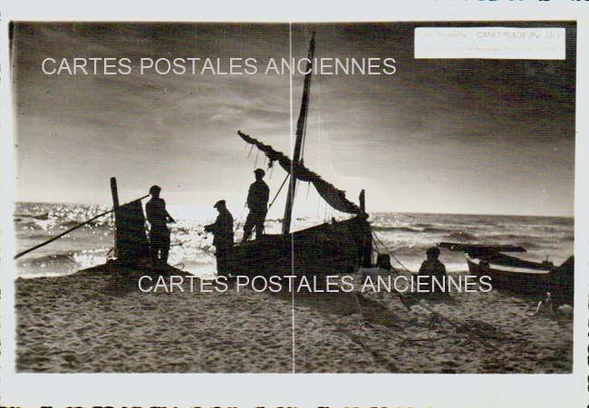 Cartes postales anciennes > CARTES POSTALES > carte postale ancienne > cartes-postales-ancienne.com Occitanie Pyrenees orientales Canet Plage