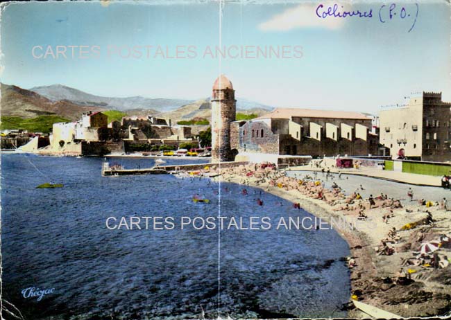 Cartes postales anciennes > CARTES POSTALES > carte postale ancienne > cartes-postales-ancienne.com Occitanie Pyrenees orientales Collioure