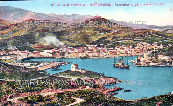 Cartes postales anciennes > CARTES POSTALES > carte postale ancienne > cartes-postales-ancienne.com Occitanie Pyrenees orientales Port Vendres