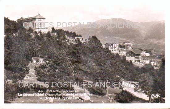 Cartes postales anciennes > CARTES POSTALES > carte postale ancienne > cartes-postales-ancienne.com Occitanie Pyrenees orientales Font Romeu Odeillo Via