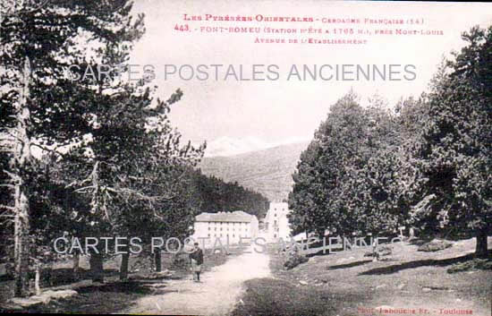 Cartes postales anciennes > CARTES POSTALES > carte postale ancienne > cartes-postales-ancienne.com Occitanie Pyrenees orientales Font Romeu Odeillo Via