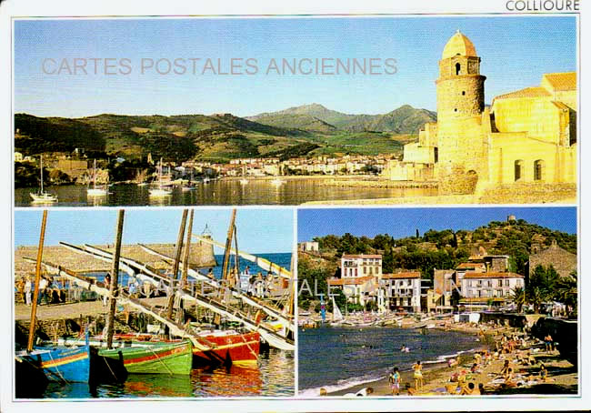 Cartes postales anciennes > CARTES POSTALES > carte postale ancienne > cartes-postales-ancienne.com Occitanie Pyrenees orientales Collioure