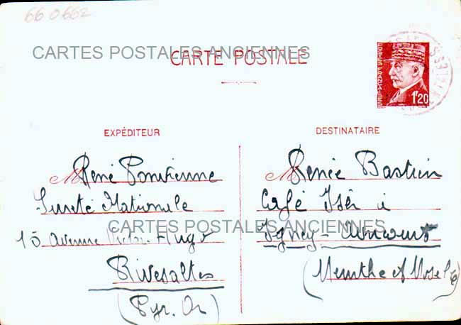 Cartes postales anciennes > CARTES POSTALES > carte postale ancienne > cartes-postales-ancienne.com Occitanie Pyrenees orientales Rivesaltes