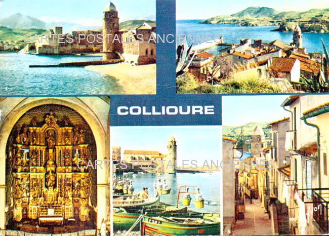 Cartes postales anciennes > CARTES POSTALES > carte postale ancienne > cartes-postales-ancienne.com Occitanie Pyrenees orientales Collioure