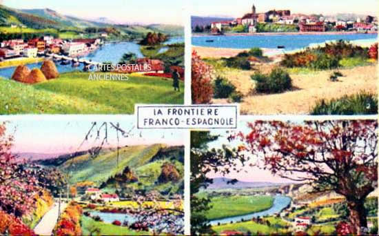 Cartes postales anciennes > CARTES POSTALES > carte postale ancienne > cartes-postales-ancienne.com Nouvelle aquitaine Pyrenees atlantiques Behobie