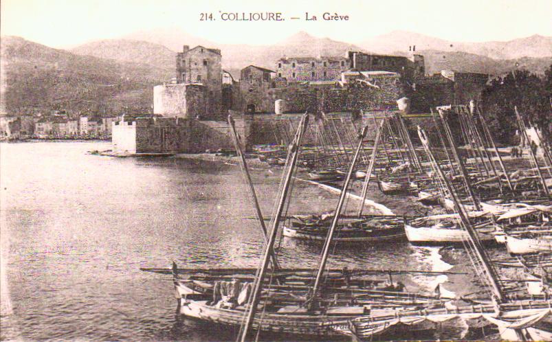 Cartes postales anciennes > CARTES POSTALES > carte postale ancienne > cartes-postales-ancienne.com Occitanie Pyrenees orientales Collioure