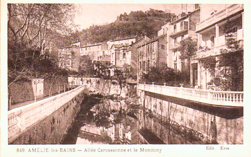 Cartes postales anciennes > CARTES POSTALES > carte postale ancienne > cartes-postales-ancienne.com Occitanie Pyrenees orientales Amelie Les Bains Palalda