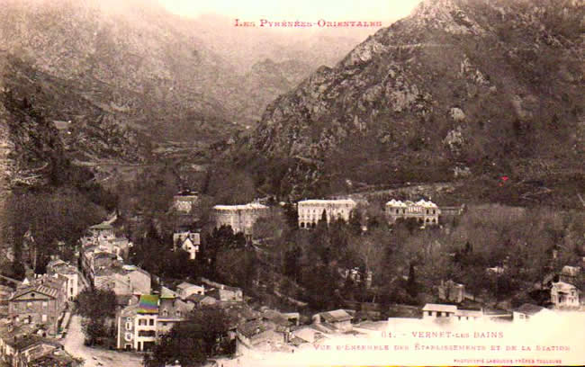 Cartes postales anciennes > CARTES POSTALES > carte postale ancienne > cartes-postales-ancienne.com Occitanie Pyrenees orientales Vernet Les Bains