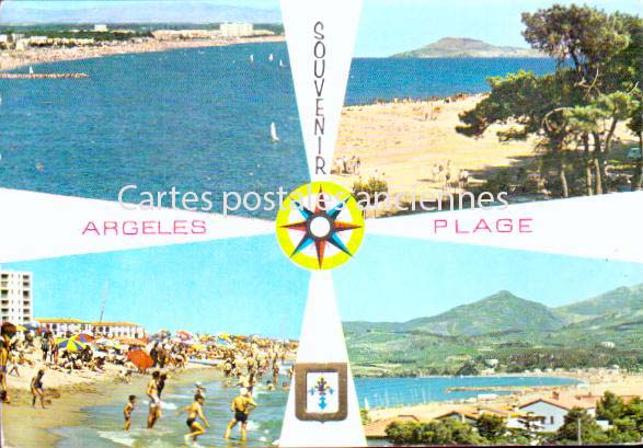 Cartes postales anciennes > CARTES POSTALES > carte postale ancienne > cartes-postales-ancienne.com Pyrenees orientales 66 Argeles Sur Mer