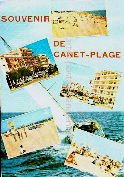 Cartes postales anciennes > CARTES POSTALES > carte postale ancienne > cartes-postales-ancienne.com Occitanie Pyrenees orientales Canet Plage