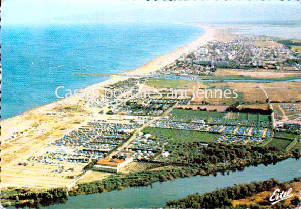 Cartes postales anciennes > CARTES POSTALES > carte postale ancienne > cartes-postales-ancienne.com Occitanie Pyrenees orientales Canet Plage