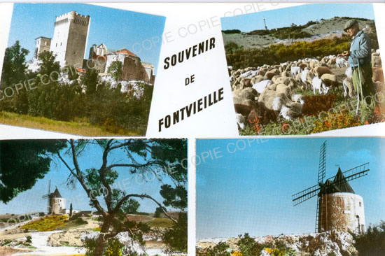 Cartes postales anciennes > CARTES POSTALES > carte postale ancienne > cartes-postales-ancienne.com Bouches du rhone  Fontvieille