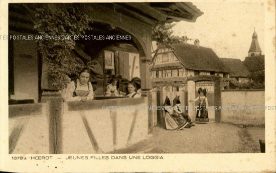Cartes postales anciennes > CARTES POSTALES > carte postale ancienne > cartes-postales-ancienne.com Bas rhin 67 Hoerdt