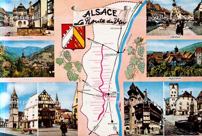 Cartes postales anciennes > CARTES POSTALES > carte postale ancienne > cartes-postales-ancienne.com Grand est Haut rhin Colmar