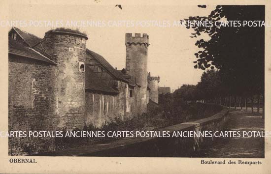 Cartes postales anciennes > CARTES POSTALES > carte postale ancienne > cartes-postales-ancienne.com Grand est Bas rhin Obernai