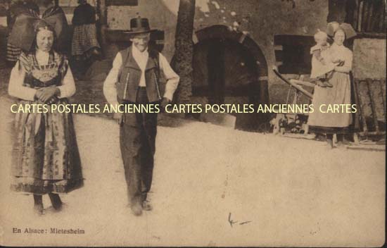 Cartes postales anciennes > CARTES POSTALES > carte postale ancienne > cartes-postales-ancienne.com Grand est Bas rhin Mietesheim