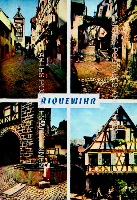 Cartes postales anciennes > CARTES POSTALES > carte postale ancienne > cartes-postales-ancienne.com Haut rhin  Riquewihr